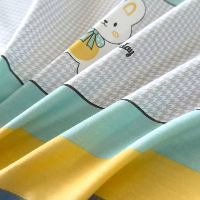 91家纺网 家纺一手货源 找家纺 （总）新款12868全棉学生宿舍三件套卡通纯棉四件套