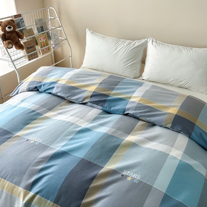 91家纺网 家纺一手货源 找家纺 新款12868全棉学生宿舍三件套卡通纯棉四件套 卡米尔