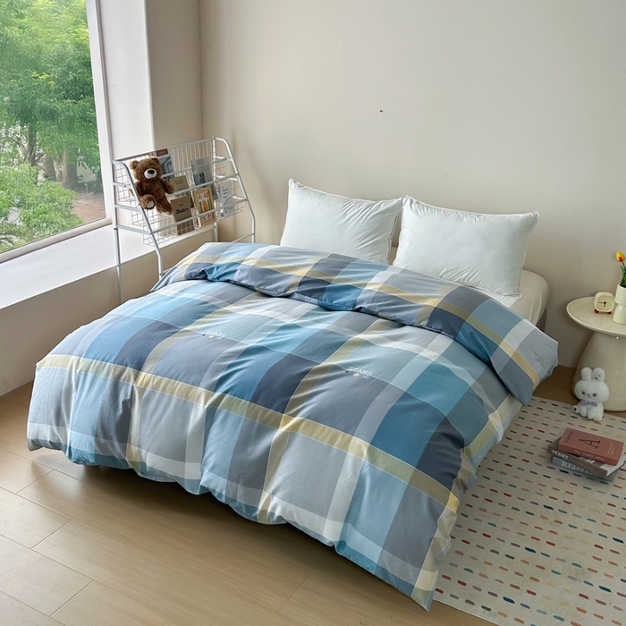 91家纺网 家纺一手货源 找家纺 新款12868全棉学生宿舍三件套卡通纯棉四件套 卡米尔