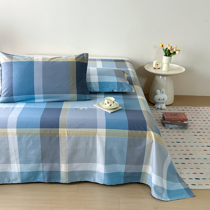 91家纺网 家纺一手货源 找家纺 新款12868全棉学生宿舍三件套卡通纯棉四件套 卡米尔