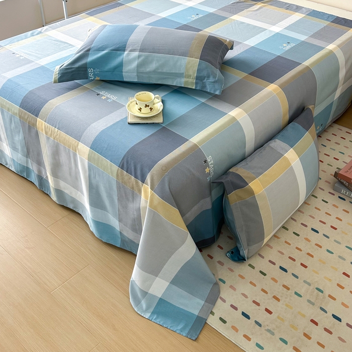 91家纺网 家纺一手货源 找家纺 新款12868全棉学生宿舍三件套卡通纯棉四件套 卡米尔