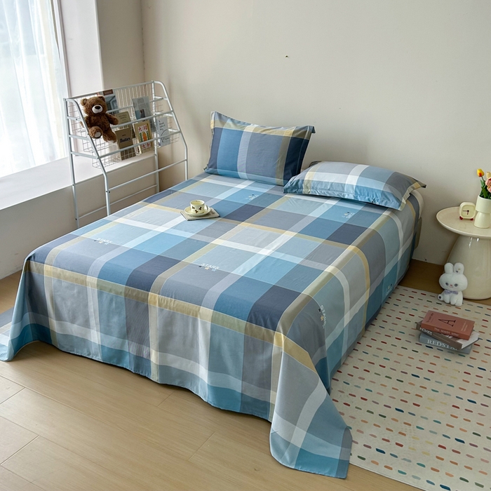 91家纺网 家纺一手货源 找家纺 新款12868全棉学生宿舍三件套卡通纯棉四件套 卡米尔