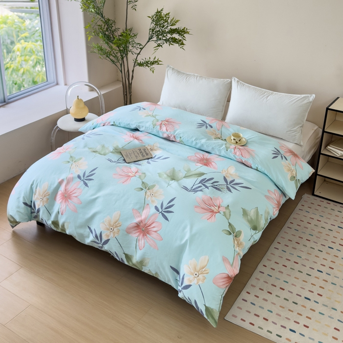 91家纺网 家纺一手货源 找家纺 新款12868全棉学生宿舍三件套卡通纯棉四件套 丽莎