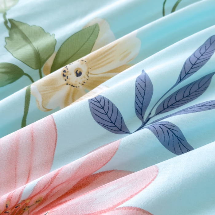 91家纺网 家纺一手货源 找家纺 新款12868全棉学生宿舍三件套卡通纯棉四件套 丽莎