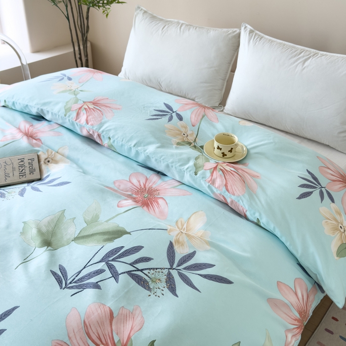 91家纺网 家纺一手货源 找家纺 新款12868全棉学生宿舍三件套卡通纯棉四件套 丽莎