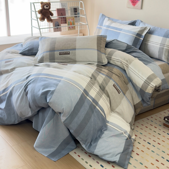 91家纺网 家纺一手货源 找家纺 新款12868全棉学生宿舍三件套卡通纯棉四件套 韶华