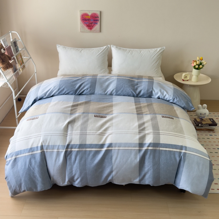 91家纺网 家纺一手货源 找家纺 新款12868全棉学生宿舍三件套卡通纯棉四件套 韶华