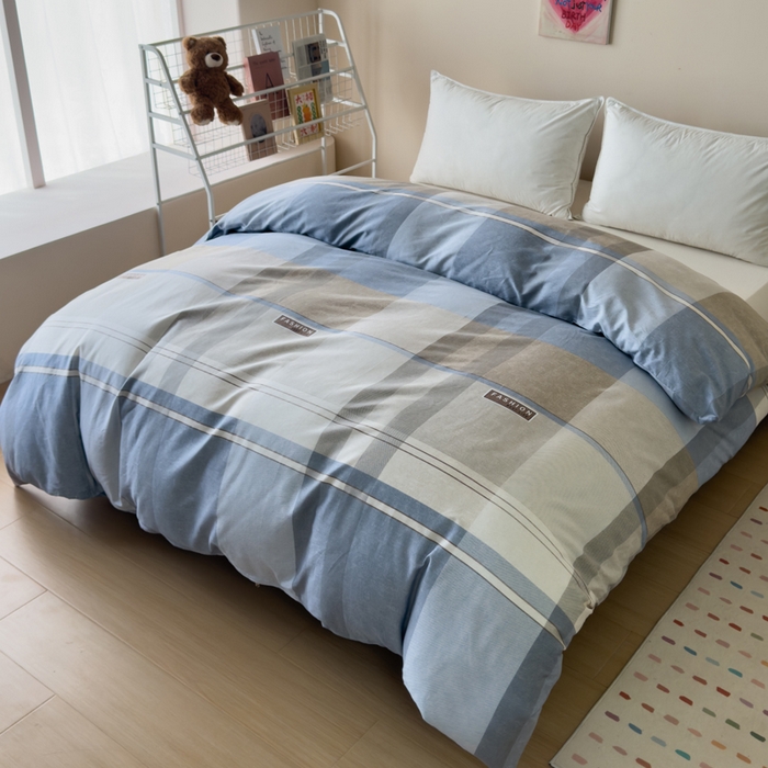 91家纺网 家纺一手货源 找家纺 新款12868全棉学生宿舍三件套卡通纯棉四件套 韶华