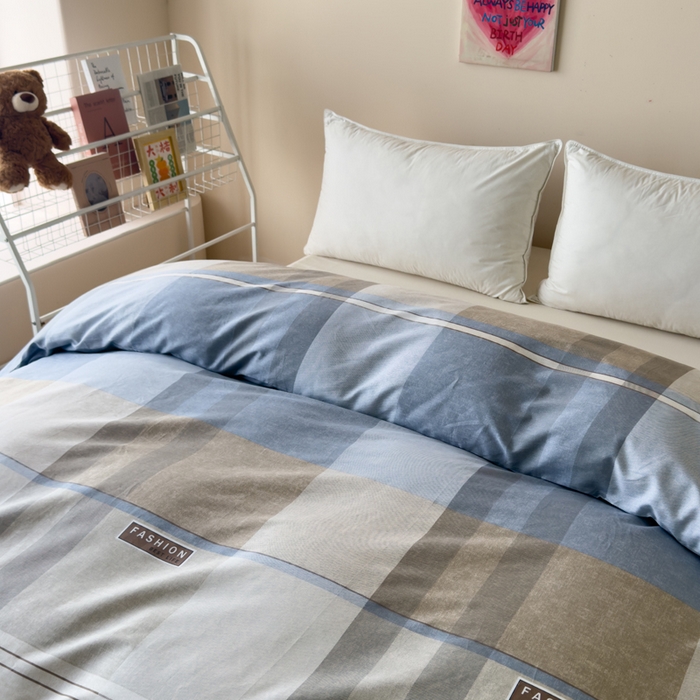 91家纺网 家纺一手货源 找家纺 新款12868全棉学生宿舍三件套卡通纯棉四件套 韶华