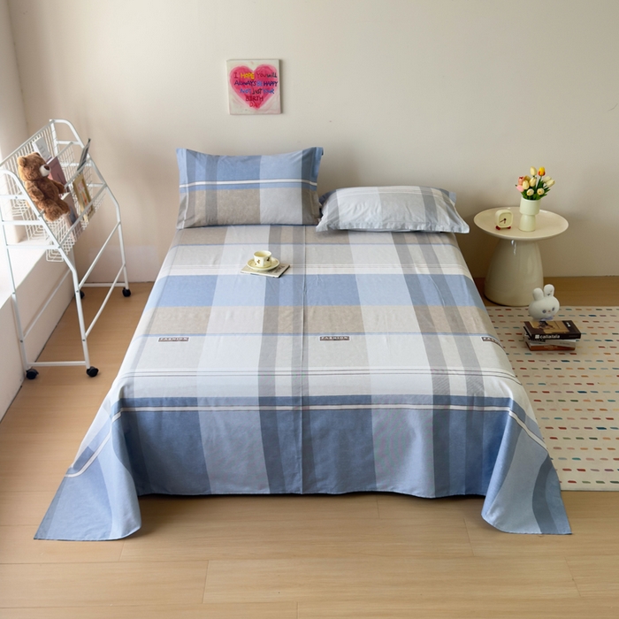 91家纺网 家纺一手货源 找家纺 新款12868全棉学生宿舍三件套卡通纯棉四件套 韶华