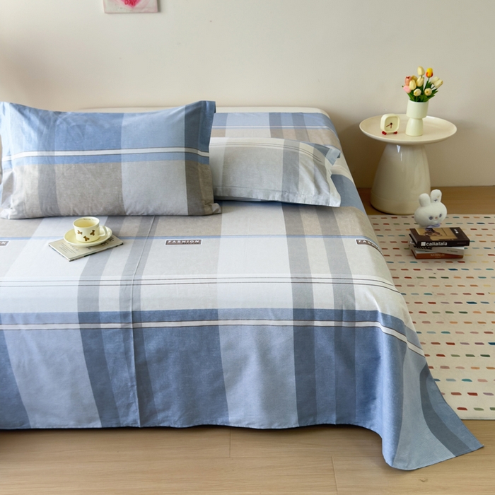 91家纺网 家纺一手货源 找家纺 新款12868全棉学生宿舍三件套卡通纯棉四件套 韶华