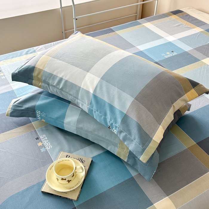 91家纺网 家纺一手货源 找家纺 总雨萝新款12868全棉纯棉枕套30*50cm一只