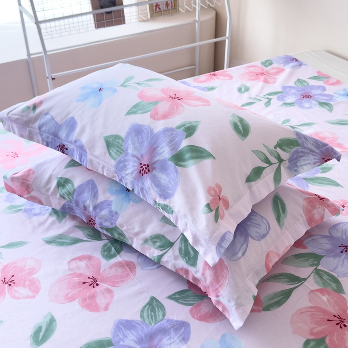 91家纺网 家纺一手货源 找家纺 总雨萝新款12868全棉纯棉枕套30*50cm一只