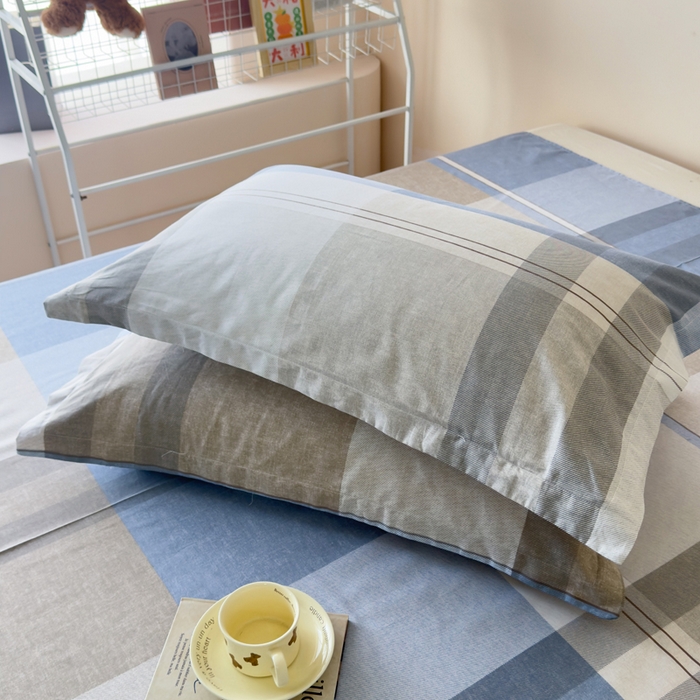 91家纺网 家纺一手货源 找家纺 总雨萝新款12868全棉纯棉枕套30*50cm一只