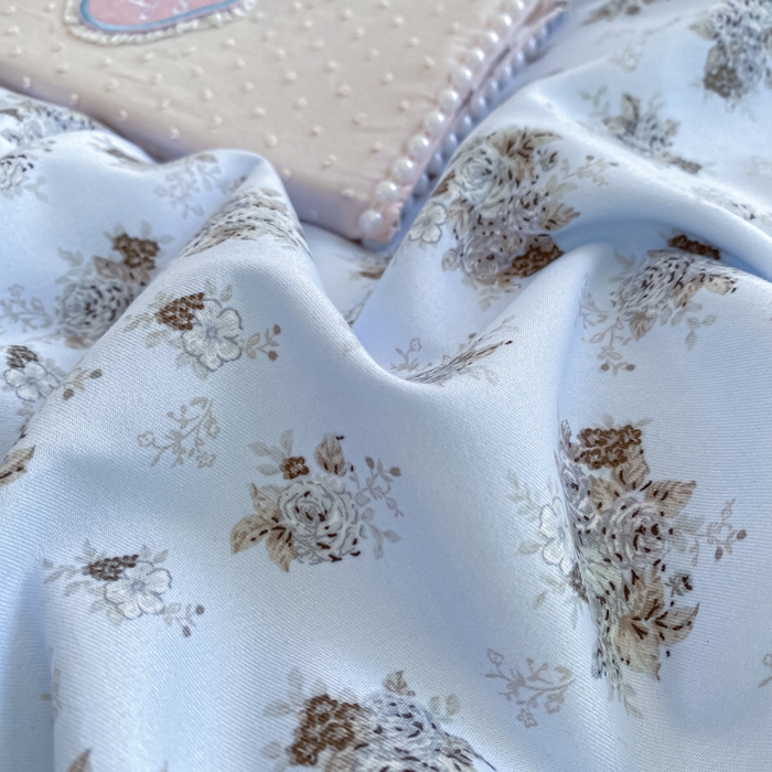 91家纺网 家纺一手货源 找家纺 皇谱家纺 2025新款A类有氧木棉床裙四件套 玫瑰山茶-兰