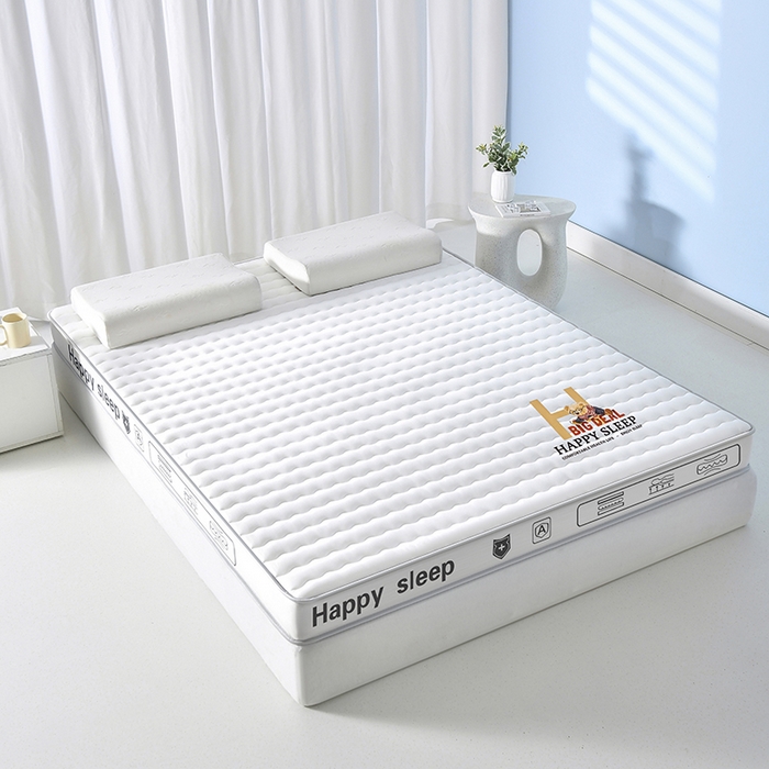 91家纺网 家纺一手货源 找家纺 （总）顺发床垫 2025新款A类牛奶丝乳胶抗压棉床垫