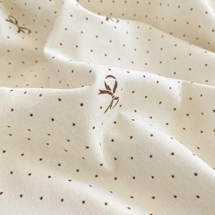 91家纺网 家纺一手货源 找家纺 皇谱家纺 2025新款A类有氧木棉床裙四件套 淑女屋-米黄