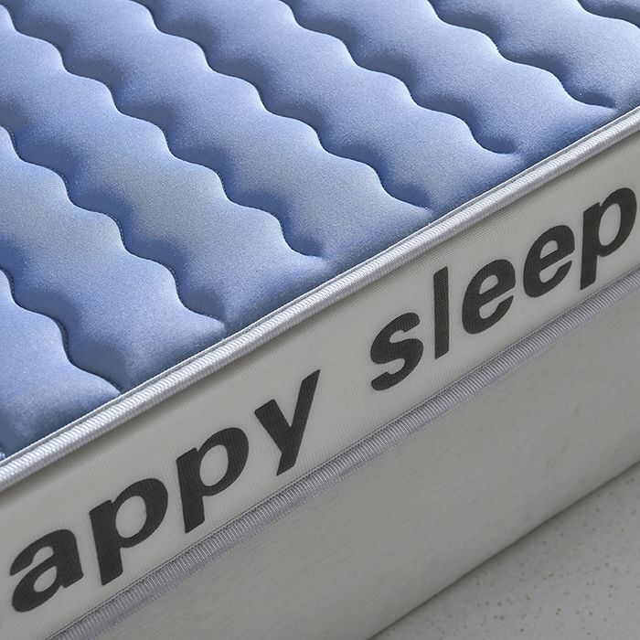 91家纺网 家纺一手货源 找家纺 顺发床垫 2025新款A类牛奶丝乳胶抗压棉床垫 H熊--蓝-10cm