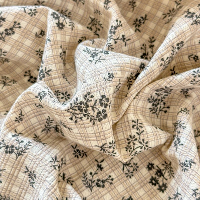 91家纺网 家纺一手货源 找家纺 温眠家纺 2025春夏新款A类云感棉双层纱床笠单床笠枕套三件套 失约温柔