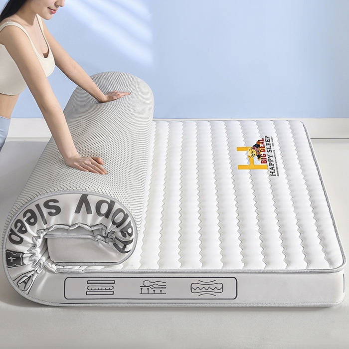 91家纺网 家纺一手货源 找家纺 （总）顺发床垫 2025新款A类牛奶丝乳胶记忆海绵床垫