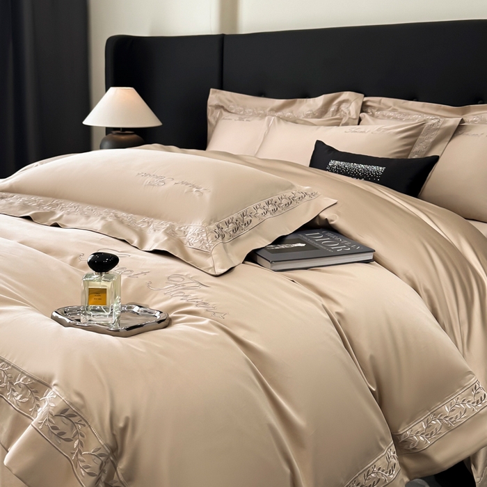 91家纺网 家纺一手货源 找家纺 （总）安妮家居 2025新款全棉纯棉A类麦穗系列四件套