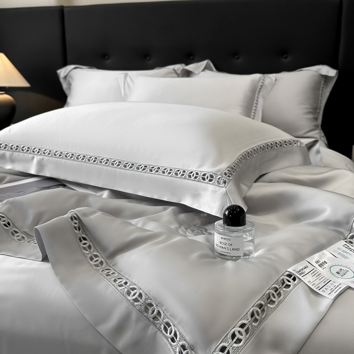 91家纺网 家纺一手货源 找家纺 安妮家居 2025新款莱赛尔天丝CoCo小香夏被子被芯夏凉被空调被 冰川灰