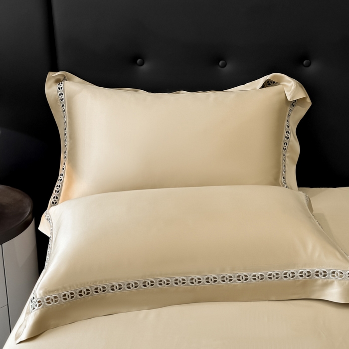 91家纺网 家纺一手货源 找家纺 安妮家居 2025新款莱赛尔天丝CoCo小香夏被子被芯夏凉被空调被 大麦色