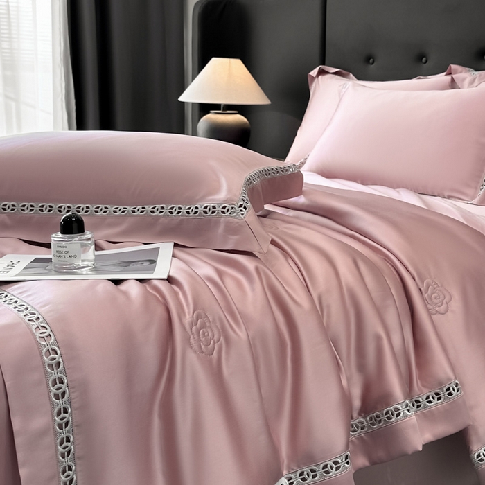 91家纺网 家纺一手货源 找家纺 安妮家居 2025新款莱赛尔天丝CoCo小香夏被子被芯夏凉被空调被 美豆沙