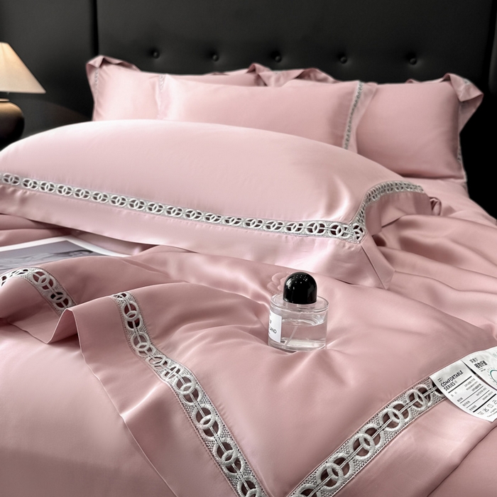 91家纺网 家纺一手货源 找家纺 安妮家居 2025新款莱赛尔天丝CoCo小香夏被子被芯夏凉被空调被 美豆沙