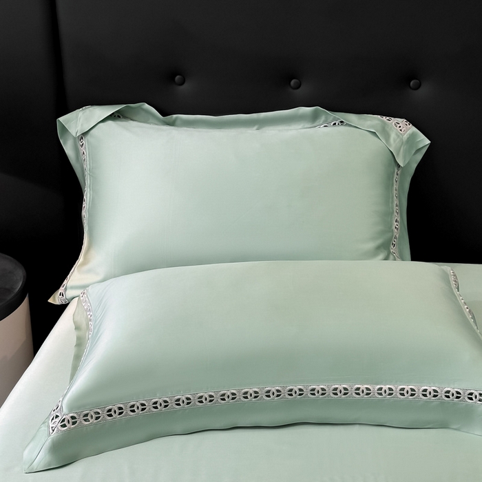 91家纺网 家纺一手货源 找家纺 安妮家居 2025新款莱赛尔天丝CoCo小香夏被子被芯夏凉被空调被 莫迪兰绿