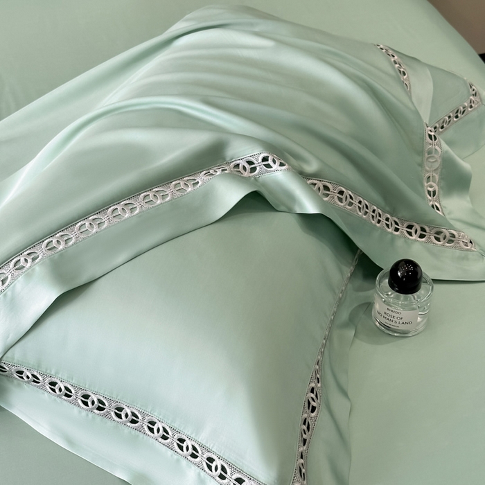 91家纺网 家纺一手货源 找家纺 安妮家居 2025新款莱赛尔天丝CoCo小香夏被子被芯夏凉被空调被 莫迪兰绿