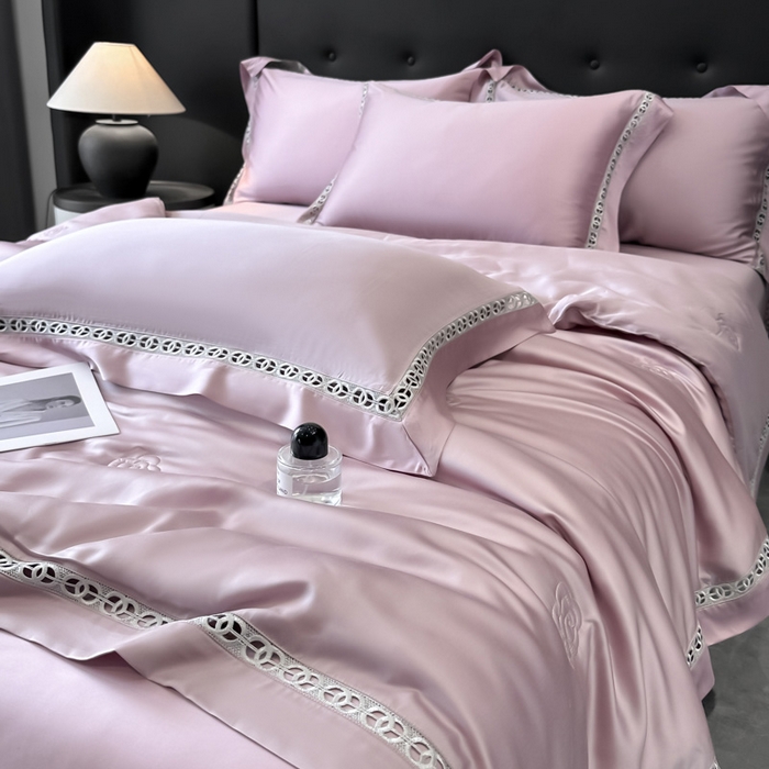 91家纺网 家纺一手货源 找家纺 安妮家居 2025新款莱赛尔天丝CoCo小香夏被子被芯夏凉被空调被 香芋紫