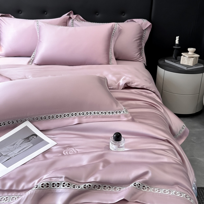 91家纺网 家纺一手货源 找家纺 安妮家居 2025新款莱赛尔天丝CoCo小香夏被子被芯夏凉被空调被 香芋紫