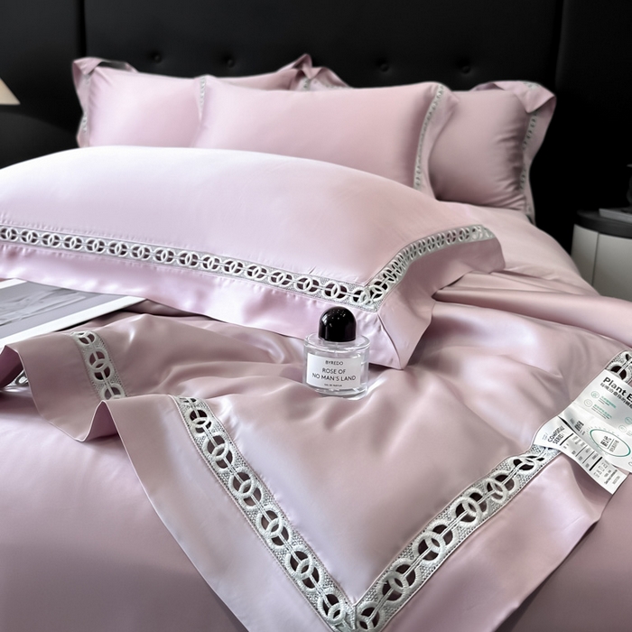 91家纺网 家纺一手货源 找家纺 安妮家居 2025新款莱赛尔天丝CoCo小香夏被子被芯夏凉被空调被 香芋紫