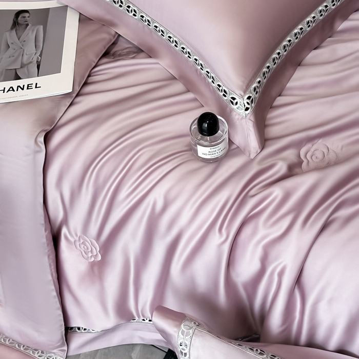 91家纺网 家纺一手货源 找家纺 安妮家居 2025新款莱赛尔天丝CoCo小香夏被子被芯夏凉被空调被 香芋紫