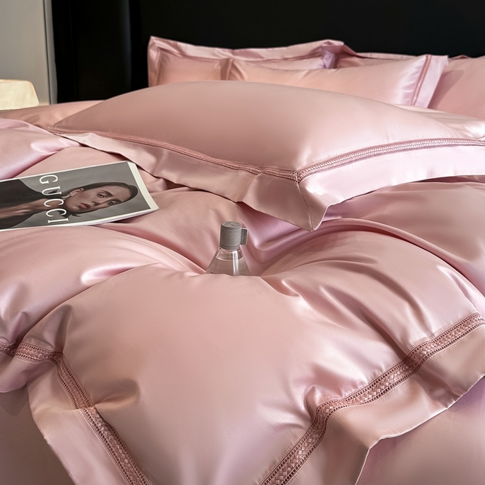 91家纺网 家纺一手货源 找家纺 （总）安妮家居2025新款全棉A类镂空秘境四件套