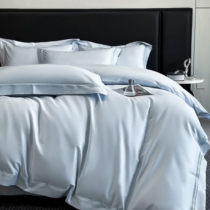 91家纺网 家纺一手货源 找家纺 安妮家居2025新款全棉A类镂空秘境四件套 秘境-蔚蓝