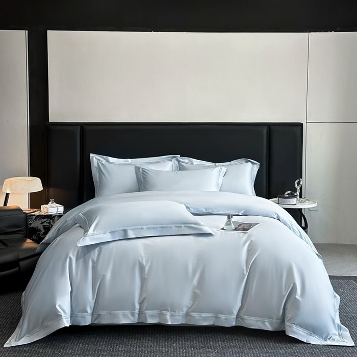 91家纺网 家纺一手货源 找家纺 安妮家居2025新款全棉A类镂空秘境四件套 秘境-蔚蓝