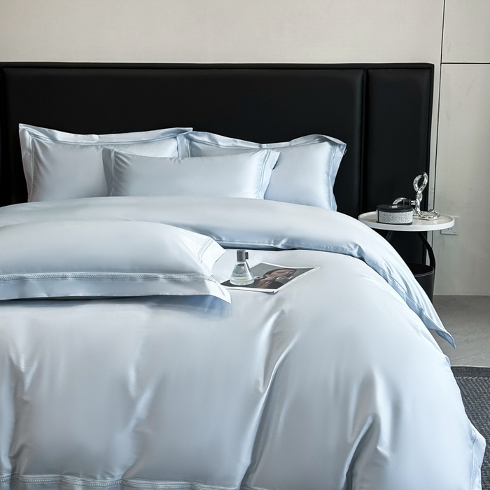 91家纺网 家纺一手货源 找家纺 安妮家居2025新款全棉A类镂空秘境四件套 秘境-蔚蓝