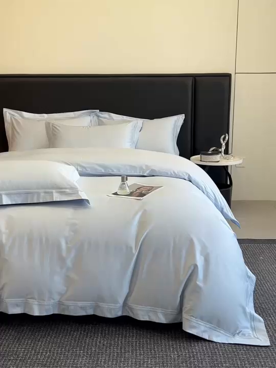 91家纺网 家纺一手货源 找家纺 安妮家居2025新款全棉A类镂空秘境四件套 秘境-蔚蓝