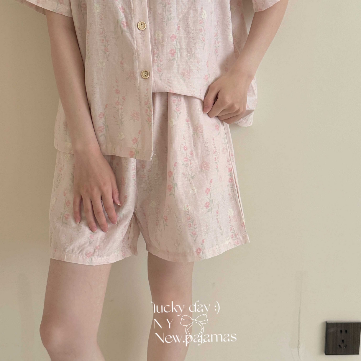 91家纺网 家纺一手货源 找家纺 （总）纽约生活 2025新款甜美风娃娃领短袖短裤