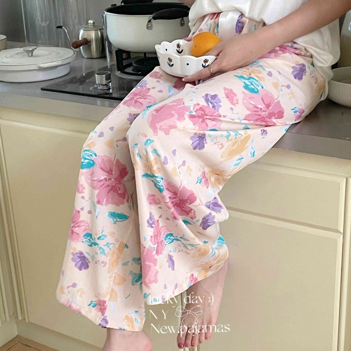 91家纺网 家纺一手货源 找家纺 （总）纽约生活 2025新款人棉阔腿裤