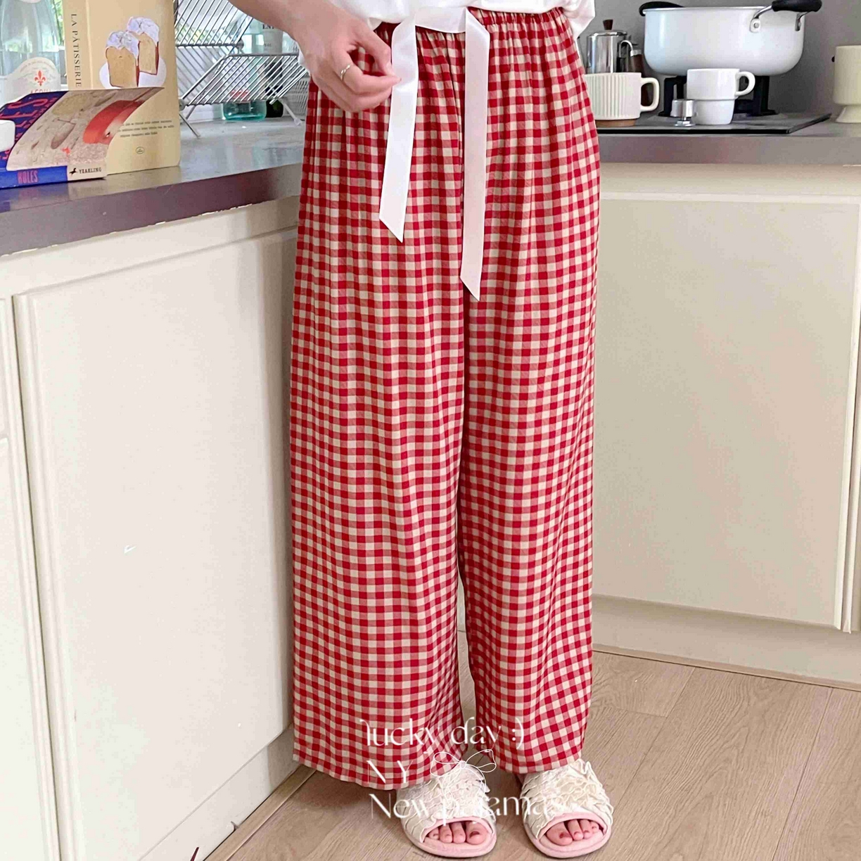 91家纺网 家纺一手货源 找家纺 （总）纽约生活 2025新款人棉阔腿裤