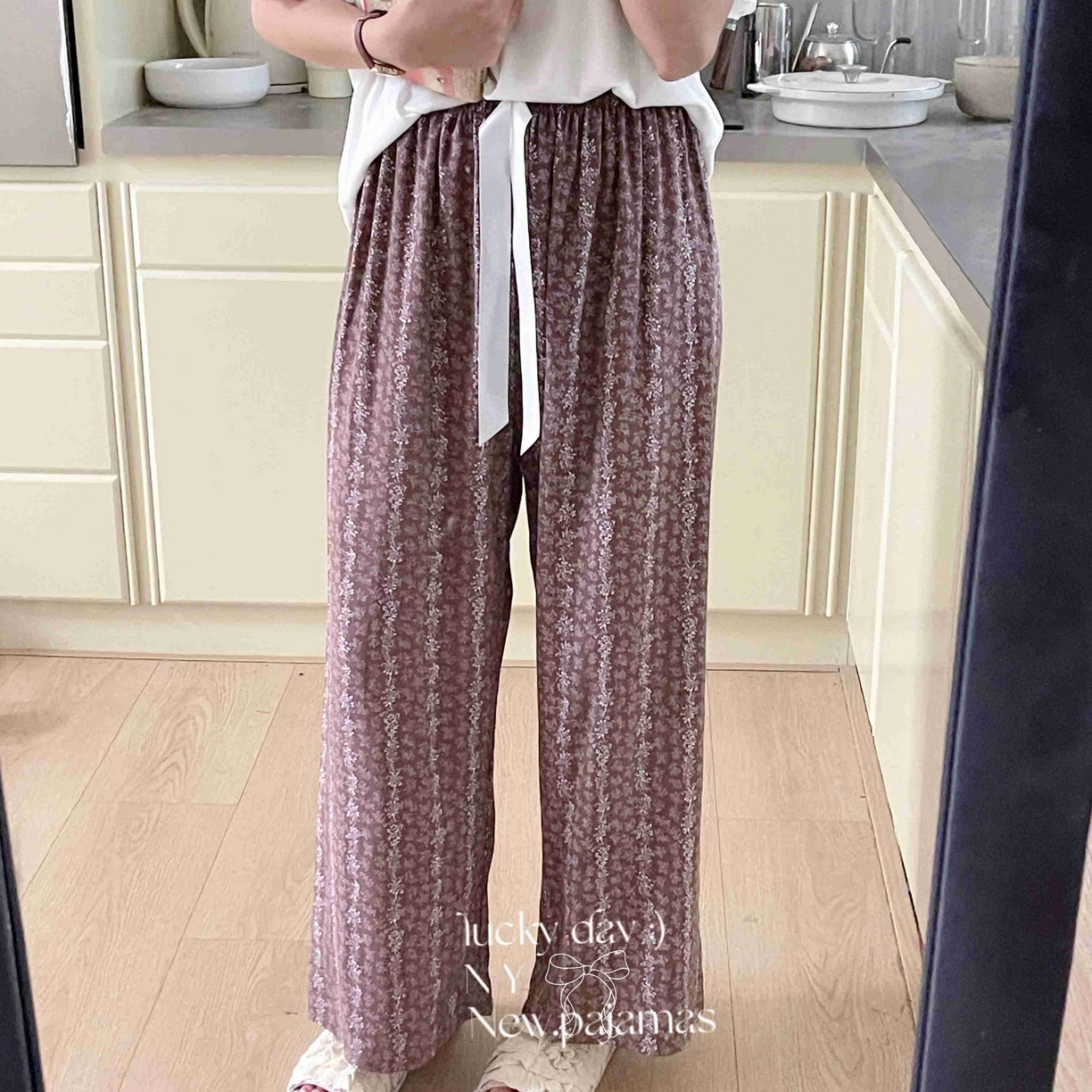 91家纺网 家纺一手货源 找家纺 （总）纽约生活 2025新款人棉阔腿裤