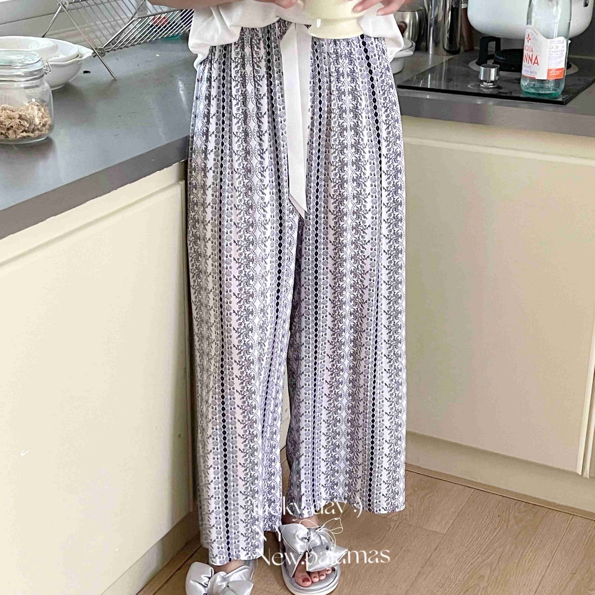 91家纺网 家纺一手货源 找家纺 （总）纽约生活 2025新款人棉阔腿裤