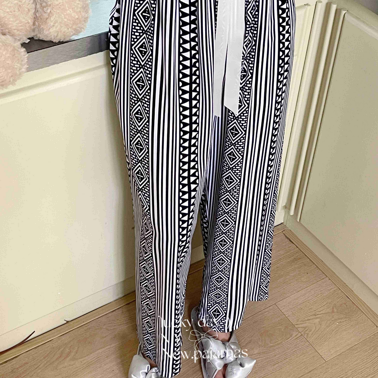 91家纺网 家纺一手货源 找家纺 （总）纽约生活 2025新款人棉阔腿裤