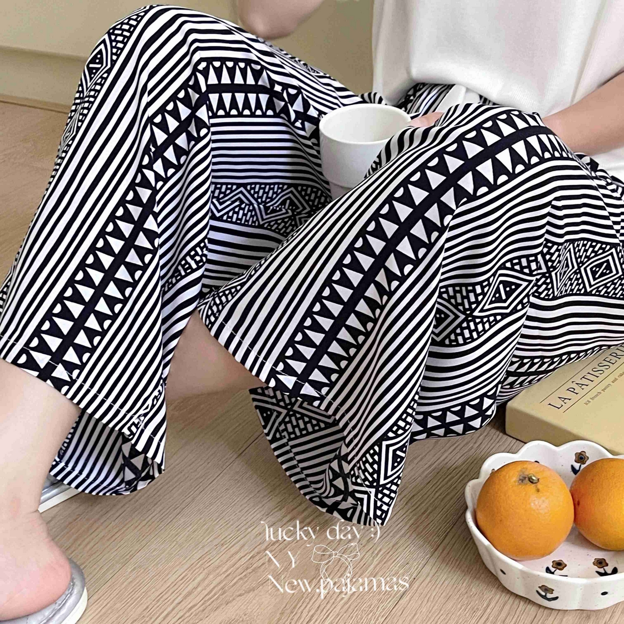 91家纺网 家纺一手货源 找家纺 （总）纽约生活 2025新款人棉阔腿裤