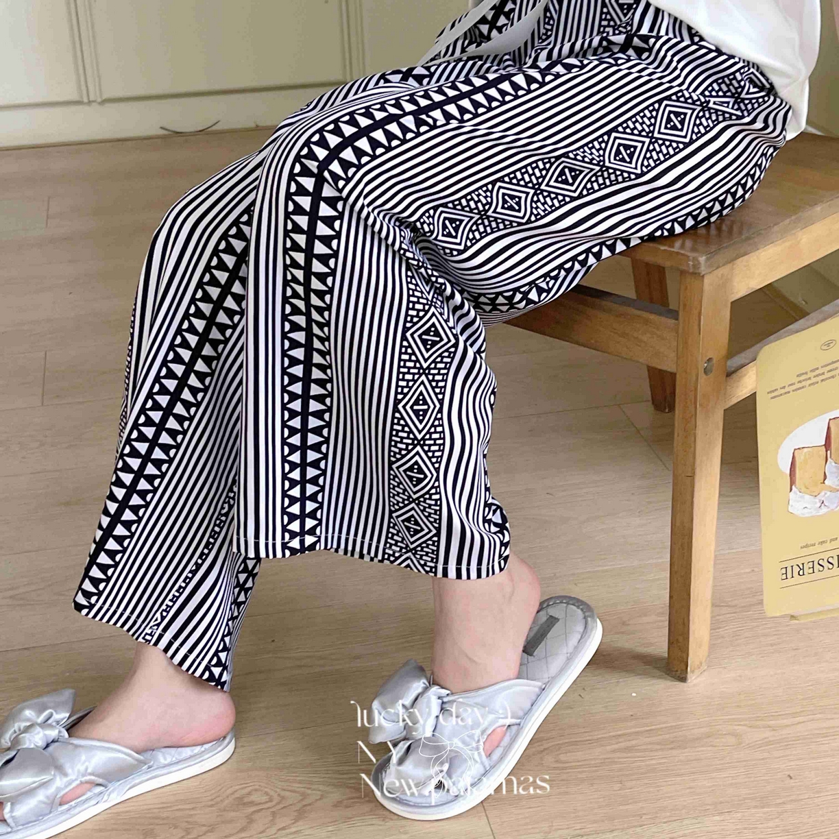 91家纺网 家纺一手货源 找家纺 （总）纽约生活 2025新款人棉阔腿裤