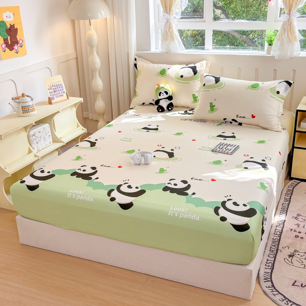 91家纺网 家纺一手货源 找家纺 （总）大吉 2025新款全棉印花床笠