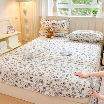 大吉 2025新款全棉印花床笠 赫本